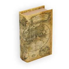 Шкатулка-книга Gamma 17*11*5 см, "Карта мира" (BBK-01)