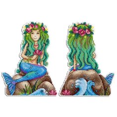 Набор для вышивания крестиком Жар-птица "Краса морей", 13*17 см
