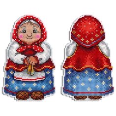 Набор для вышивания крестиком Жар-птица "Бабушка", 8*13 см