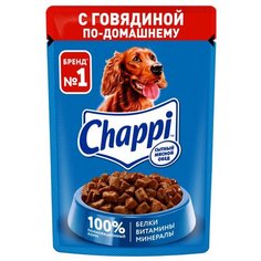 Влажный корм для собак Chappi говядина 85 г