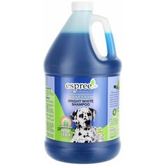 Шампунь Espree Сияющая белизна CLC Bright White Shampoo для собак и кошек со светлой шерстью 3790 мл