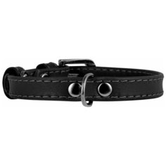 Ошейник COLLAR Glamour без украшений 3256 21-29 см черный