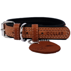 Ошейник COLLAR Soft 7190/7191 30-39 см коричневый верх