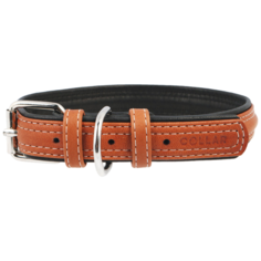 Ошейник COLLAR Soft 7202/7203 38-49 см коричневый верх