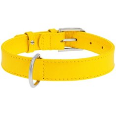 Ошейник COLLAR Glamour без украшений 3293 30-39 см желтый
