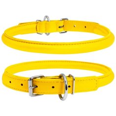 Ошейник COLLAR Glamour круглый 3505 33-41 см желтый