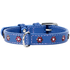 Ошейник COLLAR Glamour Цветочек 3251 18-21 см фиолетовый