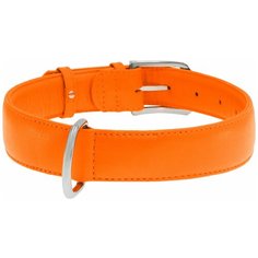 Ошейник COLLAR Glamour без украшений 3322 46-60 см оранжевый