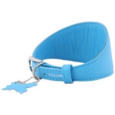 Ошейник COLLAR Glamour для борзых 3464 23-27 см голубой