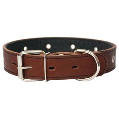 Ошейник ZOOexpress 0554 50-60 см коричневый