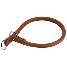 Ошейник-удавка WAU DOG Soft рывковый 13 мм, 70 см коричневый