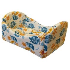 Лежак для собак и кошек ZOOexpress Кроватка Ривьера №2 56х41х25 см бежевый