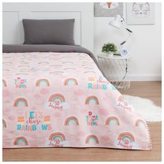 Покрывало Этель 1,5-спальное, Pink Rainbow, 145*210 см