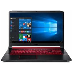 Ноутбук Acer Nitro 5 AN517-52-57D8 (Intel Core i5 10300H 2500MHz/17.3"/1920x1080/8GB/256GB SSD/NVIDIA GeForce GTX 1650 Ti 4GB/Windows 10 Home) NH.Q82ER.00J, черный