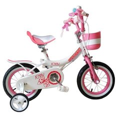 Детский велосипед Royal Baby RB12G-4 Princess Jenny Girl Steel 12 белый/розовый (требует финальной сборки)
