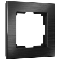 Рамка Werkel Aluminium на 1 пост черный алюминий W0011708 4690389157981