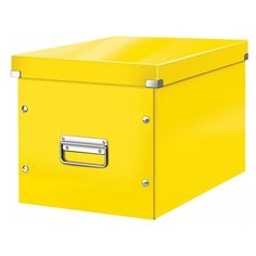 Leitz Короб архивный Click & store WOW L А4, ламинированный картон желтый