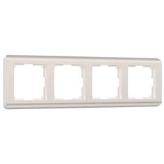 Рамка на 4 поста Werkel Stream перламутровый W0042113 4690389162503