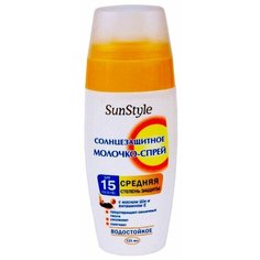 Лучшие традиции SunStyle молочко-спрей солнцезащитное SPF 15 125 мл