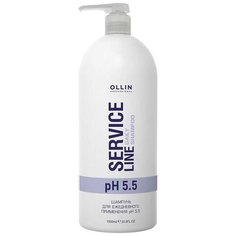 Оллин,Шампунь для ежедневного применения рН 5.5 Service Line Daily Shampoo Ph 5.5 1000 мл Ollin Professional