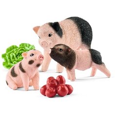 Игровой набор Schleich На ферме - Мама свинья с поросятами 42422