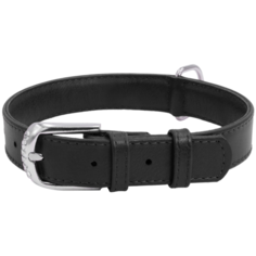 Ошейник COLLAR Glamour без украшений 3304 38-49 см черный