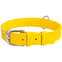 Ошейник COLLAR Glamour без украшений 3304 38-49 см желтый