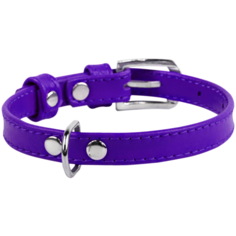 Ошейник COLLAR Glamour без украшений 3201 19-25 см фиолетовый