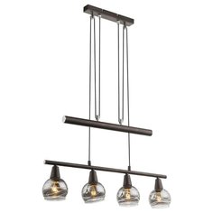 Подвесная светодиодная люстра Globo Isla 54347-4Z