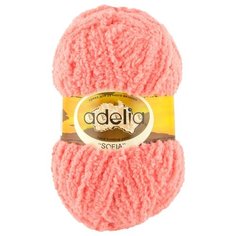 Пряжа Adelia Sofia, 100% полиэстер, 10*50 г, 90 м+-6 м, №17, розовый