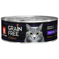 Влажный корм для кошек Зоогурман Grain Free, беззерновой, с телятиной 100 г
