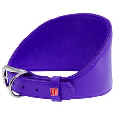 Ошейник WAU DOG Glamour для борзых 15 мм 29-35 см фиолетовый