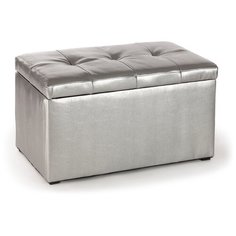 Пуф Шарм-Дизайн Трио 100 серебро