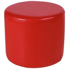 Пуф Шарм-Дизайн Уют круглый красный