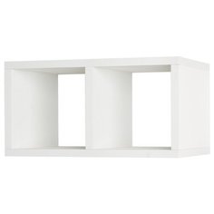 Настенная полка Том Полкер Геометрик 40 Мебиус белая