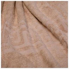 Полотенце "Barakat" махровое; бежевый, размер 70х140 Баракат Текс