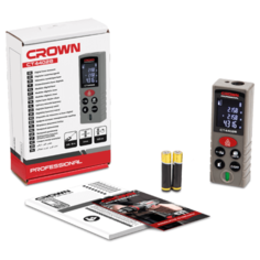 Лазерный дальномер CROWN CT44028 40 м серый