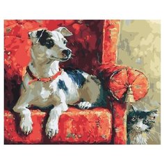Картина по номерам Paintboy GX 32455 Тайный наблюдатель 40х50 см
