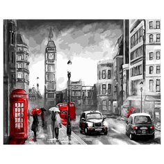 Картина по номерам Paintboy GX 34234 Дождливый Лондон 40x50 см