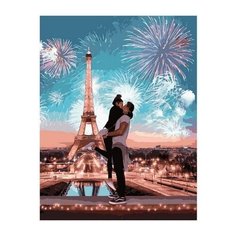 Картина по номерам Paintboy GX 36067 Влюбленные на салюте 40х50 см