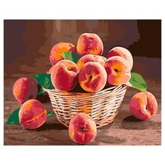 Картина по номерам Paintboy GX 30478 Корзина персиков 40х50 см