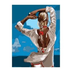 Картина по номерам Paintboy PK 68018 Южная девушка 40х50 см