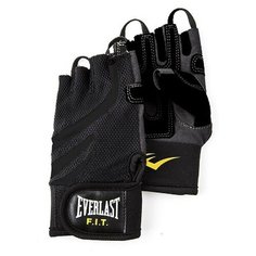 Перчатки для фитнеса FIT Weightlifting LXL черные/серые Everlast