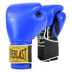 Перчатки тренировочные Everlast 1910 Classic 16oz синие