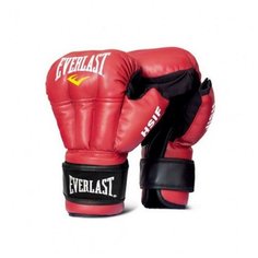 Перчатки для рукопашного боя Everlast HSIF Leather 12oz красные