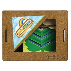 Развивающее пособие из дерева Линейки-трафареты, Солнечная полянка Woodland