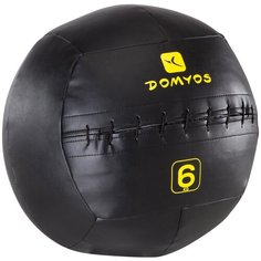 Набивной мяч (волбол) 6 кг, размер: 6 кг, цвет: Черный DOMYOS Х Декатлон Decathlon