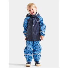Непромокаемый костюм Didriksons Slaskeman Printed Голубой 120