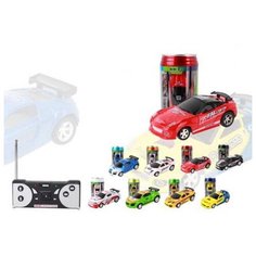 Машинка в пластиковой банке, радиоуправляемая, 12,5х6,6х6,6 см Junfa Toys