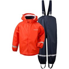 Непромокаемый костюм Didriksons Slaskeman Маково-оранжевый 130